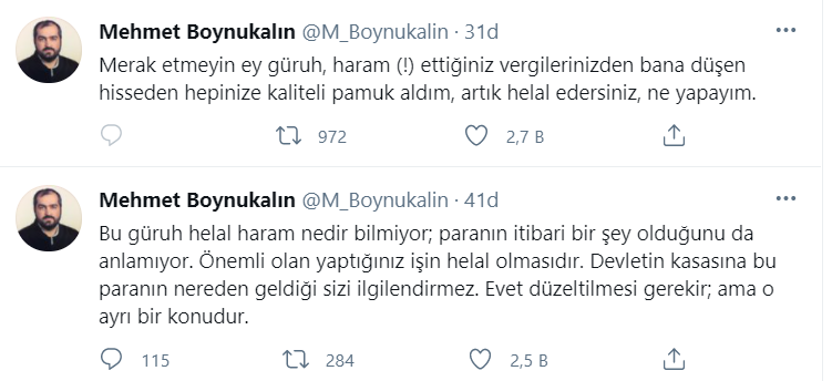 1-1 Mehmet Boynukalın tweetinde ne yazdı? | Mehmet Boynukalın ne dedi?