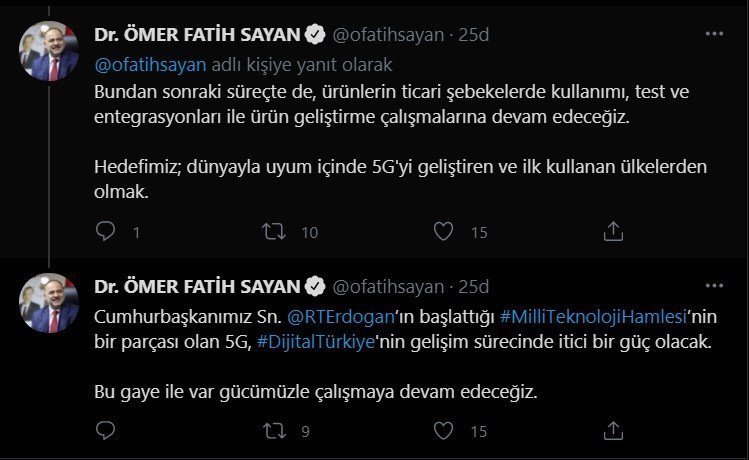 2-4 SON DAKİKA Bakan Yardımcısı Dr Ömer Fatih Sayandan 5G müjdesi Hizmete sunmayı hedefliyoruz