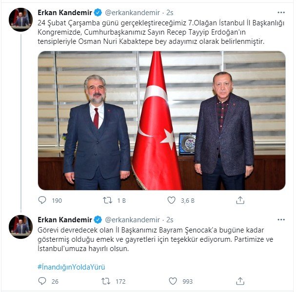Osman Nuri Kabaktepe kimdir? Kaç yaşında? Nereli? AK Parti İstanbul İl Başkanı mı olacak?