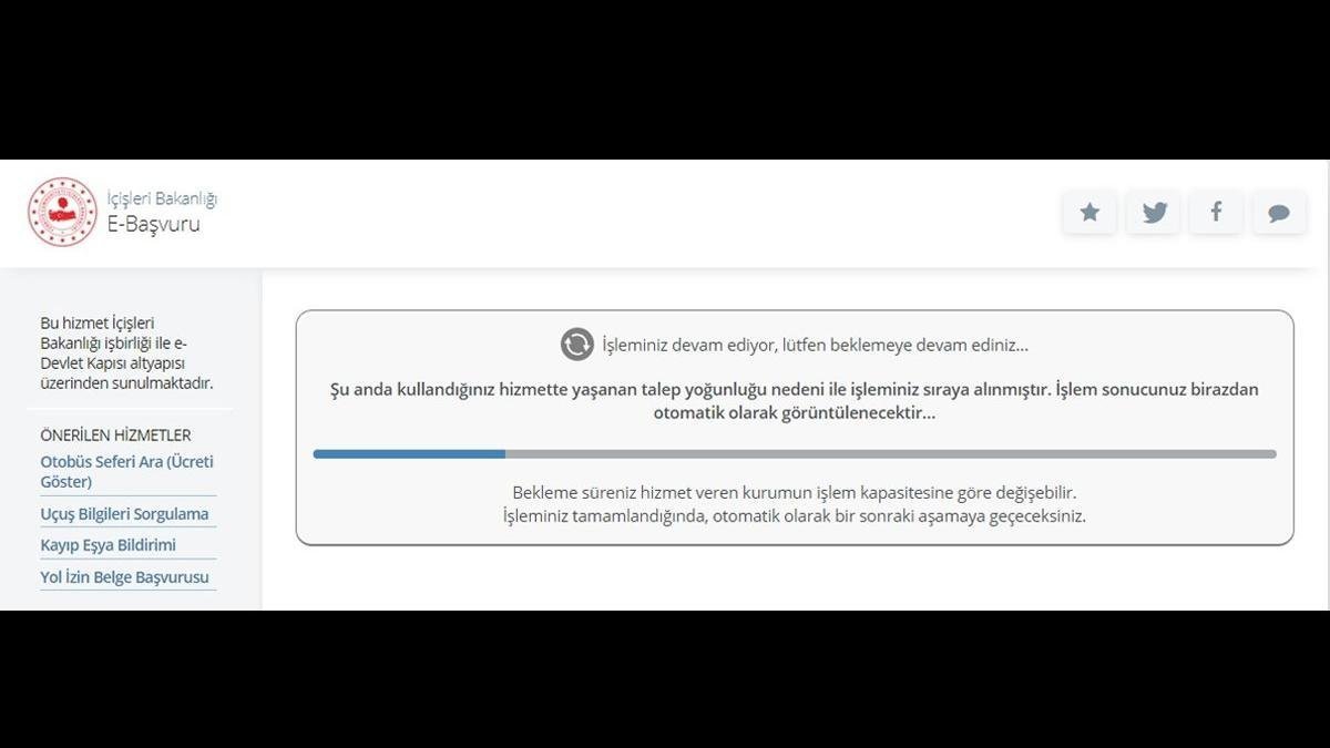 E-devlet'te yoğunluk, sistem hatasına neden oldu: Muafiyet belgesi alınamıyor!