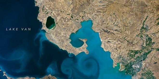 NASA’nın fotoğraf yarışmasını Van Gölü kazandı NASA’nın fotoğraf yarışmasını Van Gölü kazandı