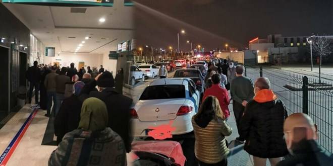55 yaş üzerine aşı başladı, hastanelerde kuyruk oluştu