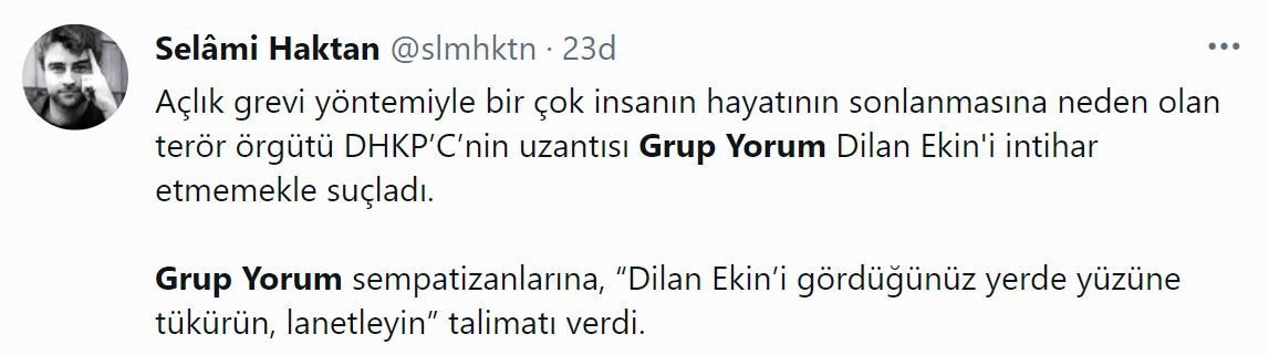 Dilan Ekin kimdir? | Grup Yorum Dilan Ekin'i ne ile suçladı?