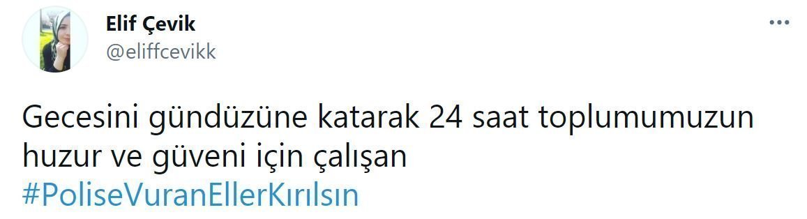 t2 Skandal olaya Twitter'da tepki: #PoliseVuranEllerKırılsın