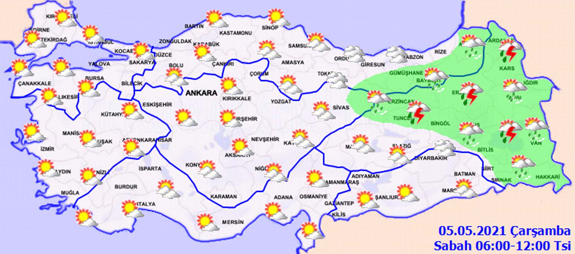 Meteoroloji il il uyardı! Gök gürültülü sağanak yağış geliyor