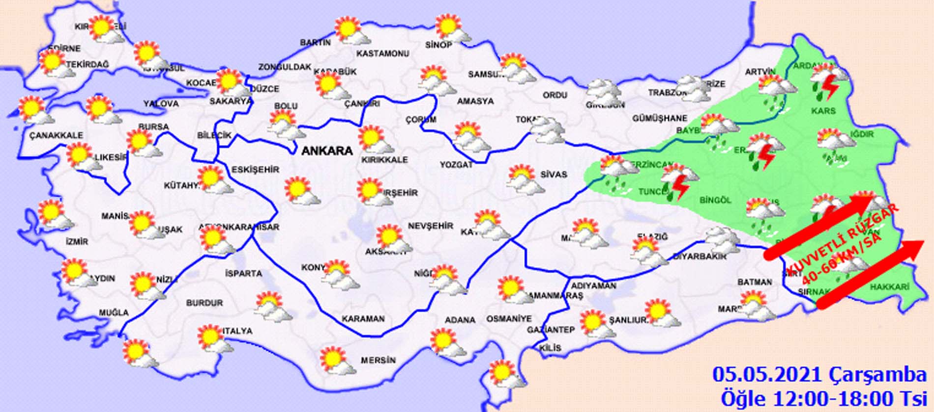 Meteoroloji il il uyardı! Gök gürültülü sağanak yağış geliyor