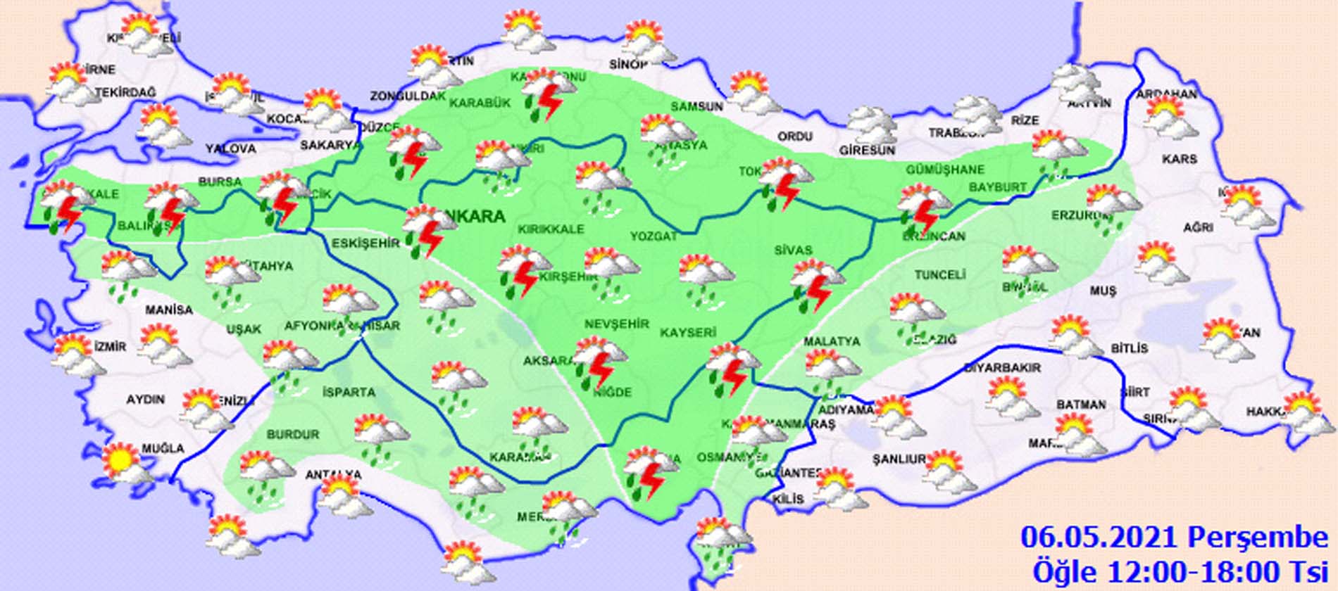 Meteoroloji'den son dakika gök gürültülü sağanak yağış uyarısı! O illerde yaşayanlar dikkat