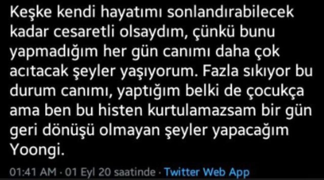 Buse Melisa K. kimdir?Kaç yaşında?Neden öldü?Nasıl öldü?Buse Melisa K. intiharı