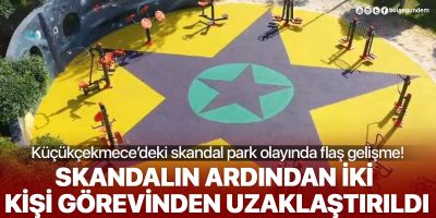 Küçükçekmece'deki skandal park döşemeleri olayında flaş gelişme: Görevden alındılar