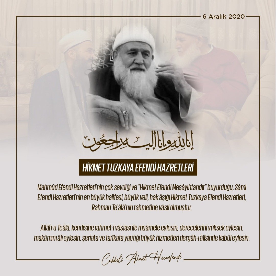 eokeij4xmai-arn Hacı Hikmet Tuzkaya kimdir? Kaç yaşında? Neden öldü?